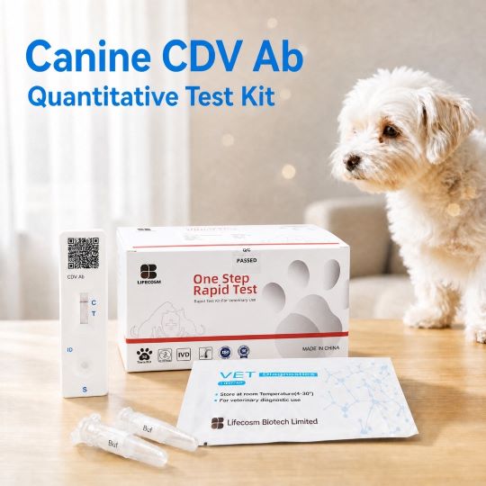 Bộ xét nghiệm Canine CDV Ab | Test kháng thể Care ở chó